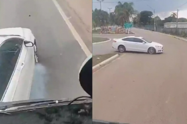 Veja V Deo Por Briga De Tr Nsito Em Br De Minas Gerais Motorista De